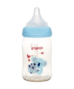 Bình Sữa PPSU Plus Nội Địa 160ml cổ rộng NV Silicon siêu mềm Plus màng co