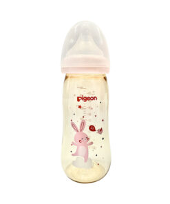 Bình sữa PPSU PLUS 330ML - Thỏ hồng